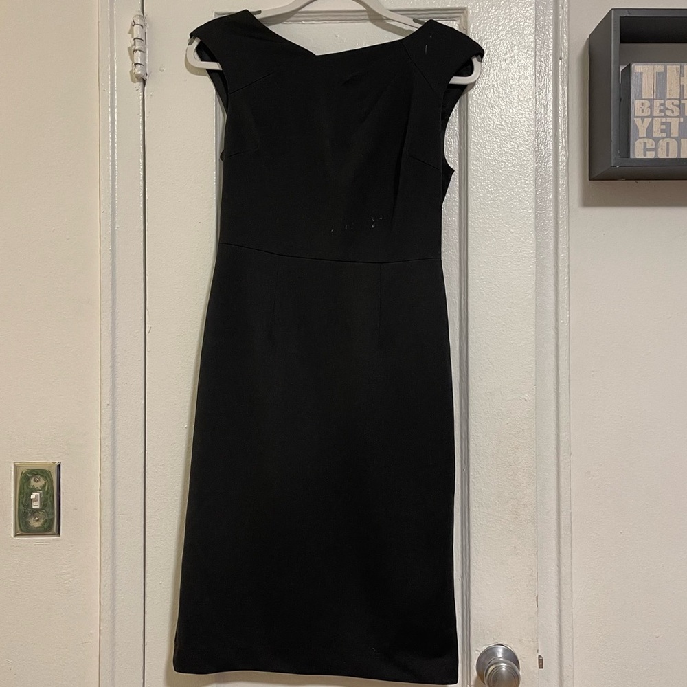 Black, simple dress